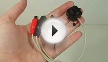 Asianwolf Color Video & Audio Pinhole Hardwire Spy Camera
