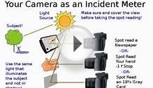 Metering with your digital camera - Incident v.s. Reflected